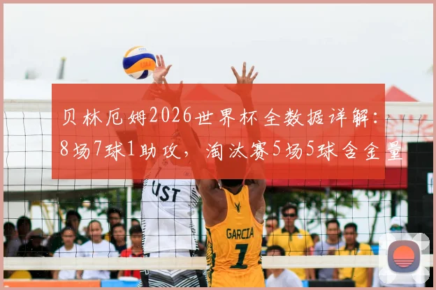 贝林厄姆2026世界杯全数据详解:8场7球1助攻,淘汰赛5场5球含金量分析,附进球全记录